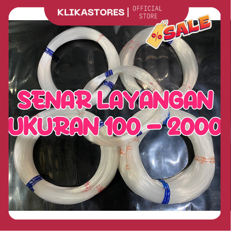 SENAR LAYANGAN CAP IKAN KAKAP UKURAN 100- 2000 SL