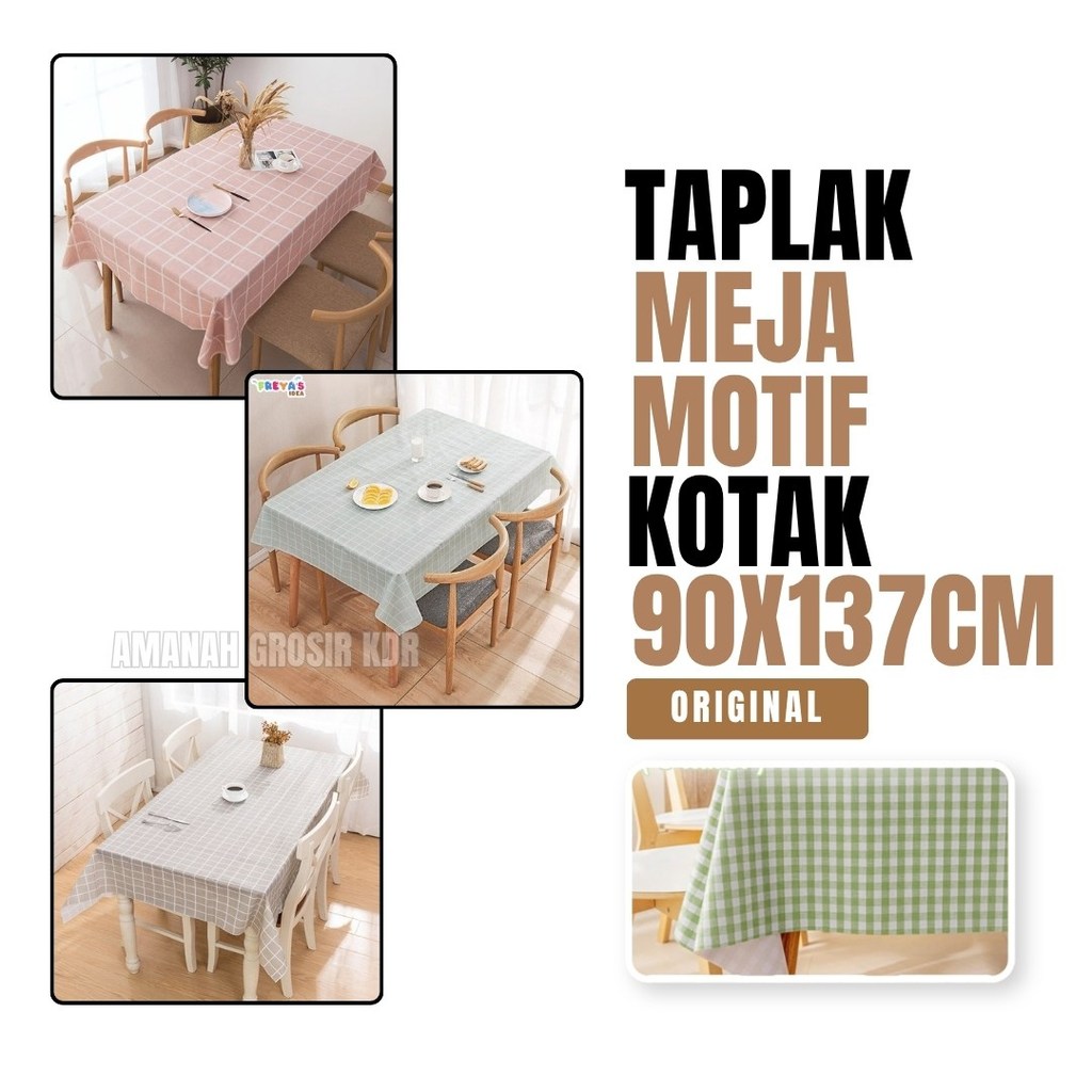 Taplak Meja Besar Anti Air Taplak Meja Makan [Bisa Cod]