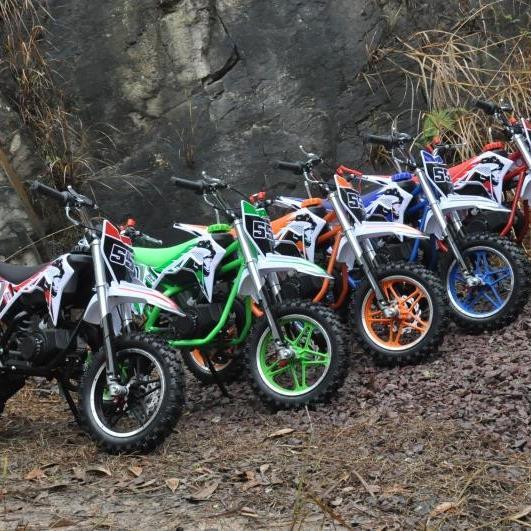 MOTOR MEDIUM TRAIL BLACKPANTHER DOUBLE STARTER MESIN 2 TAK 50 CC