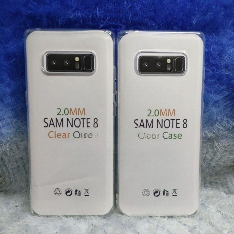 SOFT CASE FOR Samsung Note 8 Silikon Clear Case Clear hitam