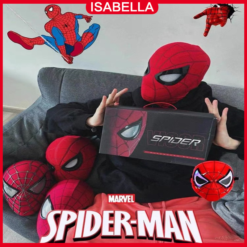 Daily Go|| ISABELLA Bisa Berkedip Topeng Spidernnan Mask / Topeng Spidernnan Anak / Topeng Spidernna