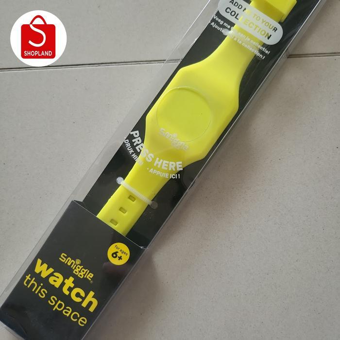 Smiggle slapband digital watch original Australia - classic yellow