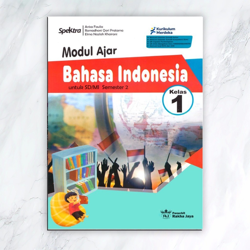 Spektra Modul Ajar Bahasa Indonesia untuk SD/MI Kelas 1 semester 2 ZAENBOOK