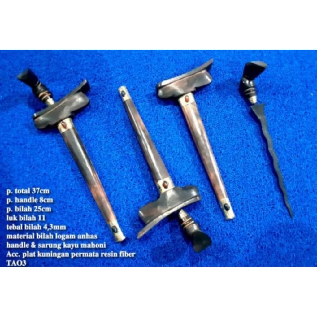 ZPS00075 KERIS MINANG PERMATA JAWA pamor gunung batu ladrang