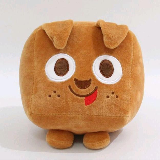 boneka pet simulator x import game stimulator plush axolotl anjing cat - Coklat DOG