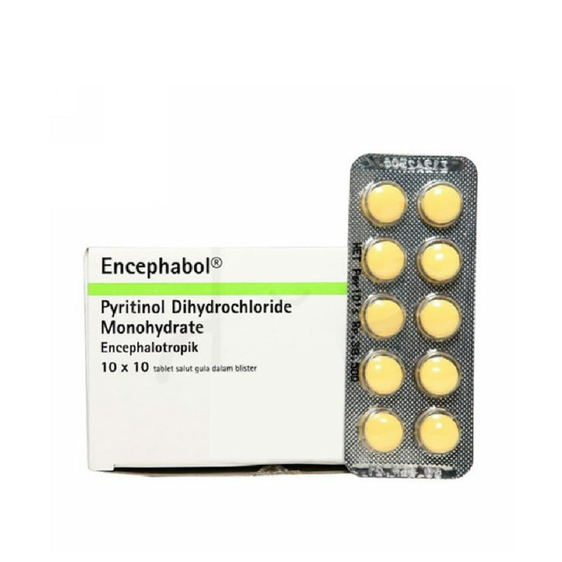 ENCEPHABOL 100 MG 1 BLISTER @ 10 TABLET SALUT GULA