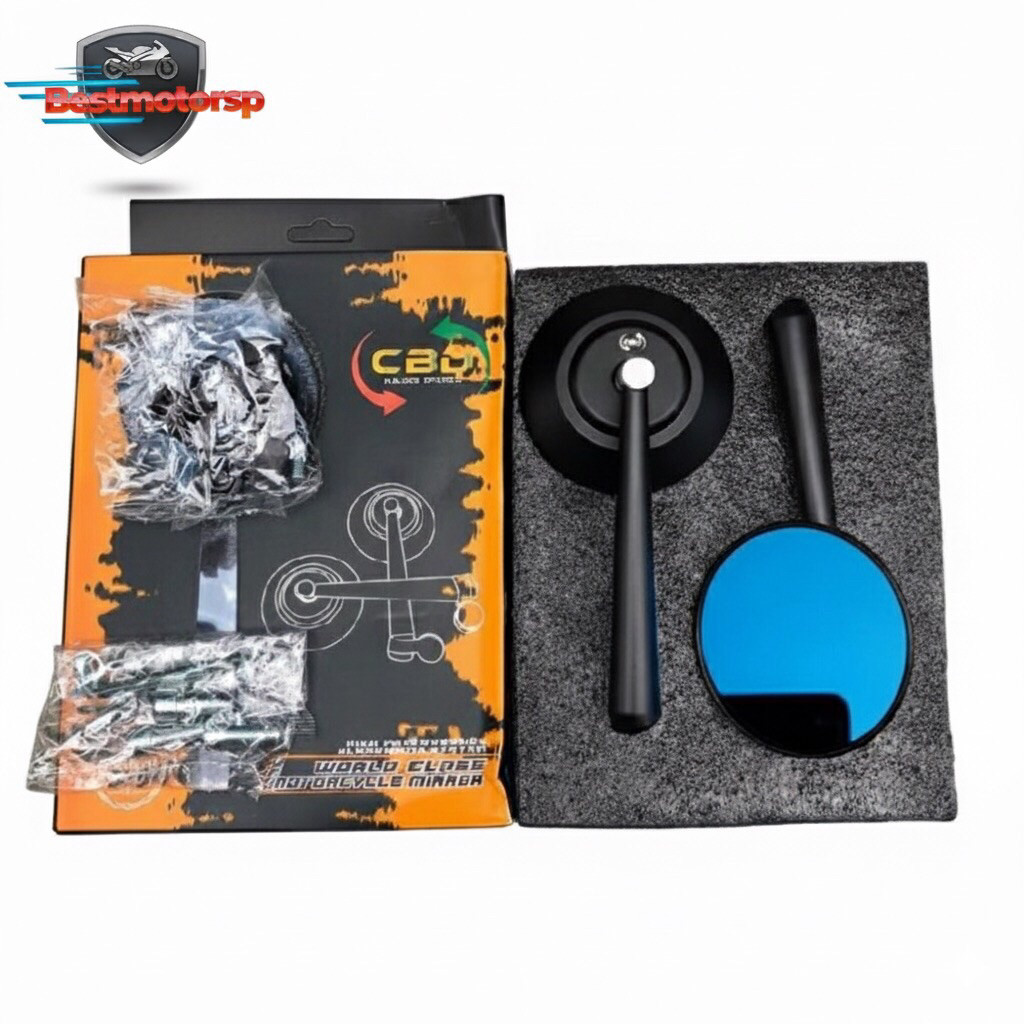 (Talver) Spion Bulat Classic Jokowi CBD Full CNC Spion Jokowi Scoopy Fino Fazzio Nmax Aerox PCX Lexi