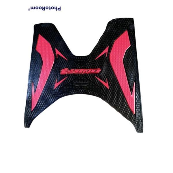 Karpet Motor atau Tatakan Kaki Motor Vario 125/150 New Tahun 2018-2022 - Merah, VARIO 150 NEW