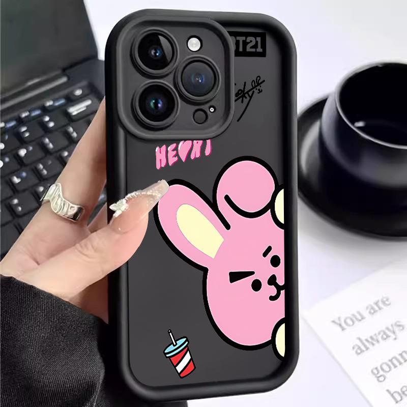 Soft Case For Xiaomi Redmi Note 9 10 8 7 Pro 7S 2021 4G Max 9S 5G Lite 10S 10T Imut BT21 BT22 Silico
