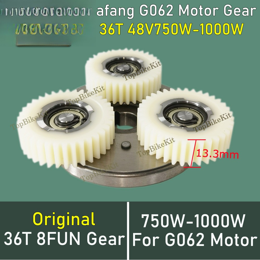 G062 Gear Set Bafang BF RMG062 7501000W Fat Motor Gear 36T Set for Replacement Bafang G062 Motor Gea