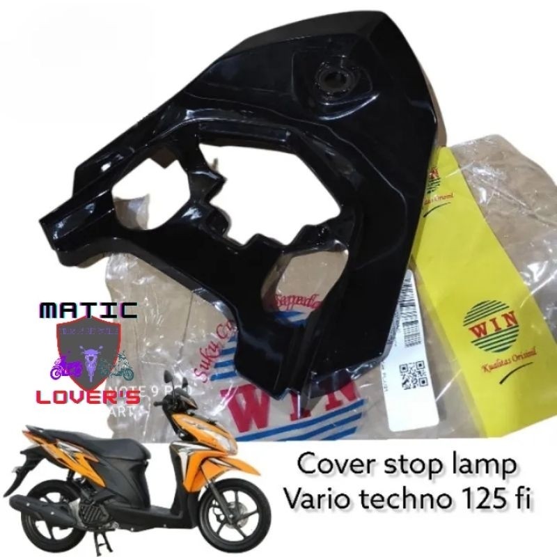 cover center rear cover stop tail sambungan body belakang vario techno 125 fi old kzr