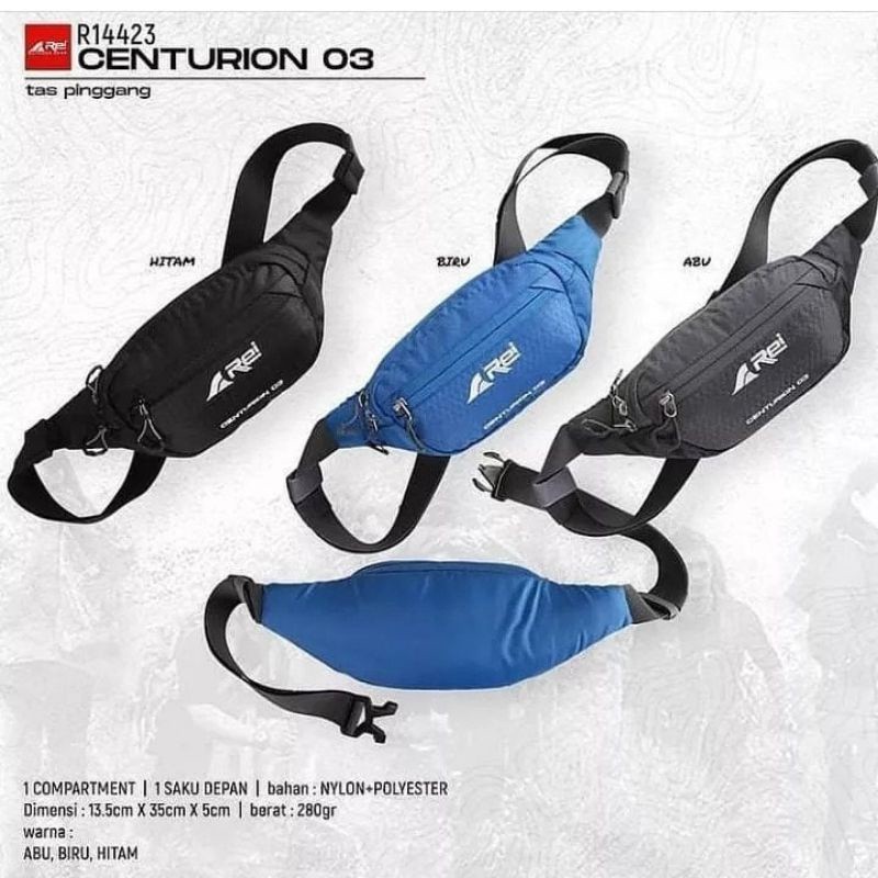 WAIST BAG AREI CENTURION 03 / TAS PINGGANG PRIA ORIGINAL