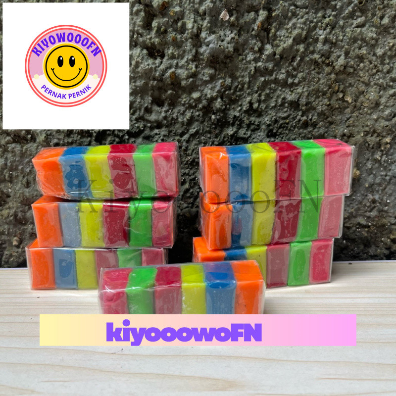 Lilin Plastisin 1 pack/Mainan Edukasi Anak Warna Cerah Isi 6 Warna