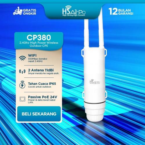 HS AirPo CP380 300Mbps Outdoor CPE 2.4ghz