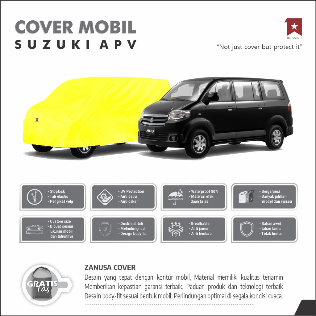 BODY COVER  MOBIL SUZUKI APV, SARUNG MOBIL SUZUKI APV, SELIMUT MOBIL SUZUKI APV