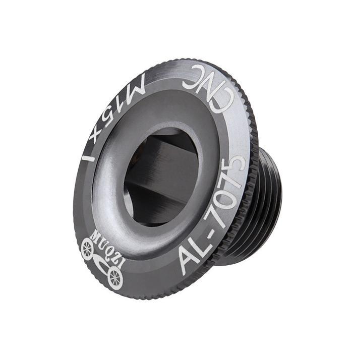 Baut Crank M15 HT2 Baut Crank Arm Sepeda M15 Bolt Crank Sebelah Kiri - Titanium