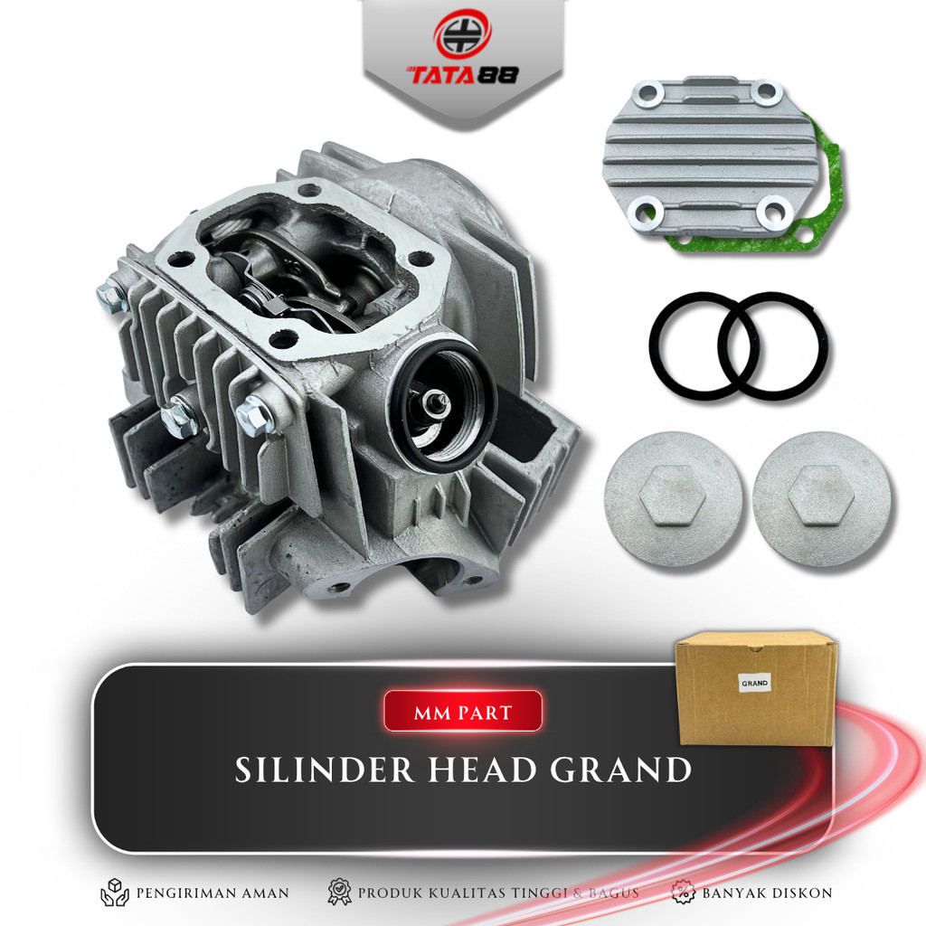 SILINDER HEAD GRAND - Cylinder Head Kop Honda Supra X Lama Supra Old Prima Win Astrea Komplit