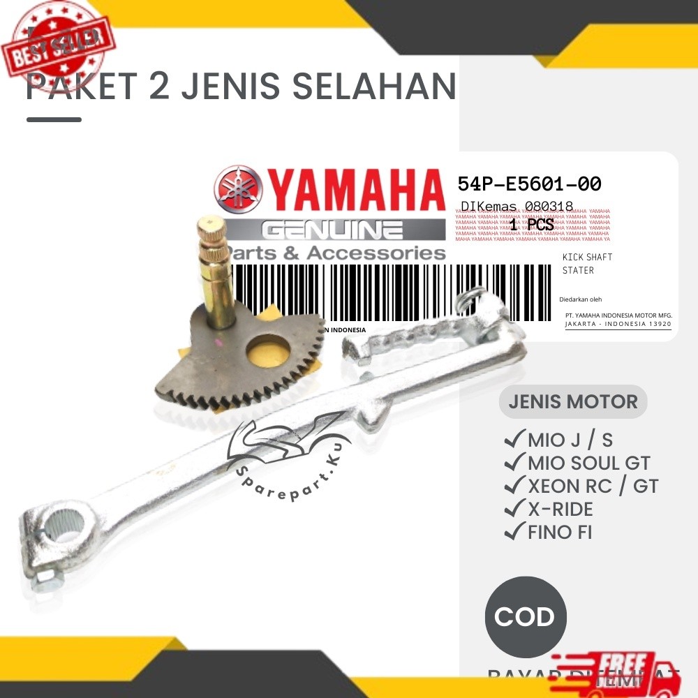PAKET YAMAHA SOUL GT ENGKOLAN + AS SELAH MIO J 54P / AS GIGI KAMPAK XEON KARBU / AS SLAH KAPAK FINO 