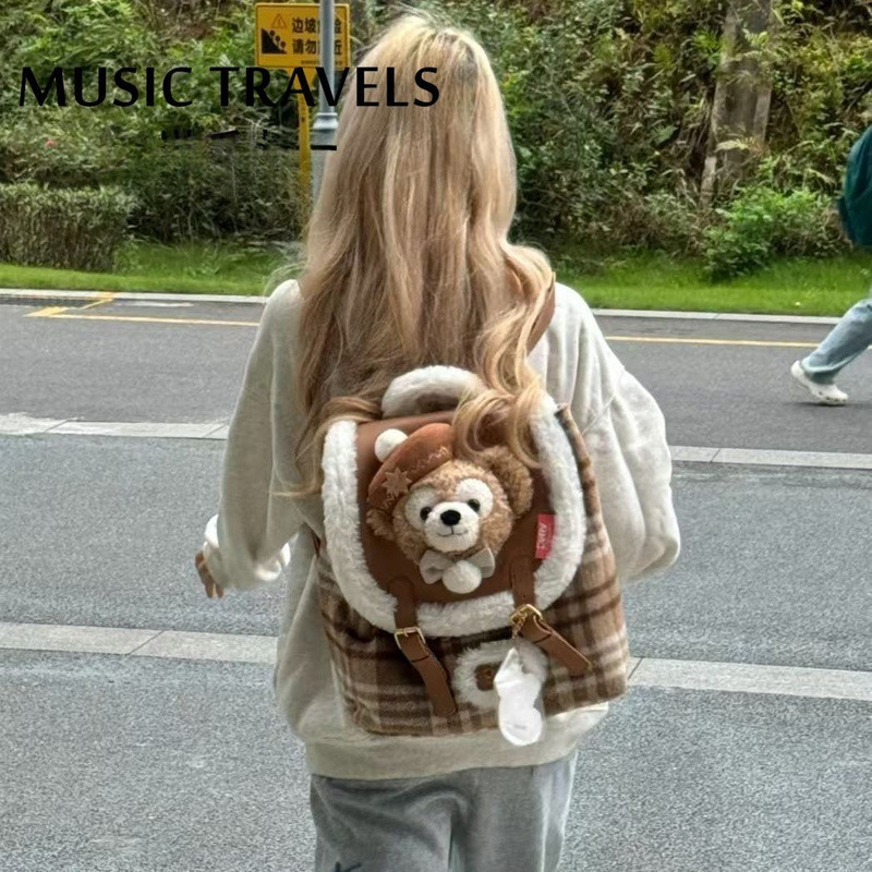 [Kotak misteri] Tas ransel Natal Duffy baru tas ransel mewah tas sekolah berkapasitas besar