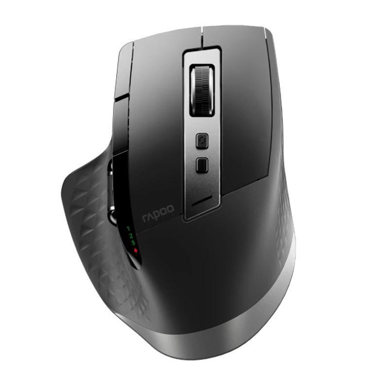 RAPOO MT750 Wireless Bluetooth Mouse, Rechargeable Laser Business Gaming Office Large Hand Mouse 4.0