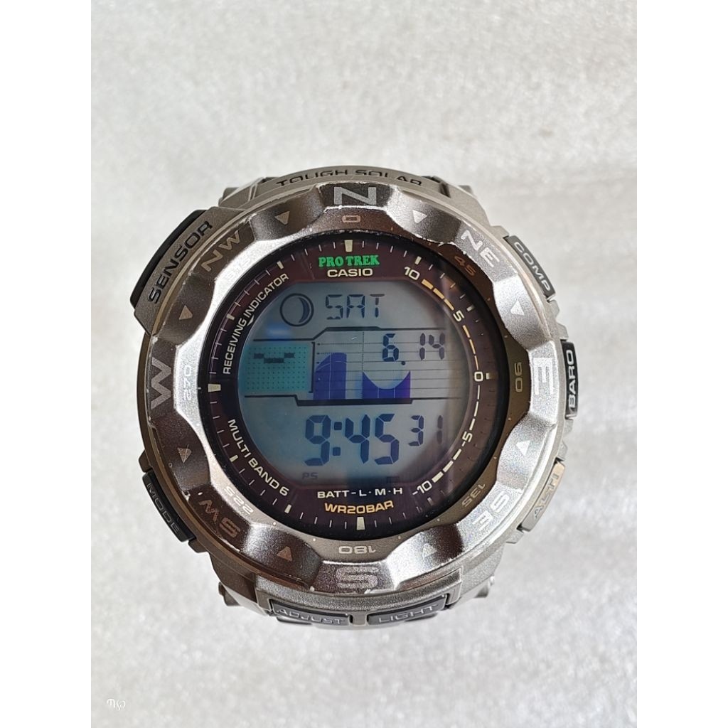 AP Jam Tangan Casio Protrek Pro Trek PRW-2500 PRW2500 PRW 2500 T Titanium Original Asli TERLARIS