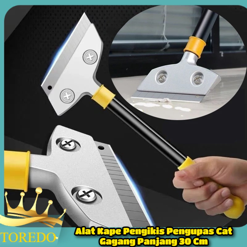 MARBELONLINE - Alat Scrapper Alat Pengikis Kape Pengikis Pengupas Cat Kape Gagang Panjang 30 Cm / Sc
