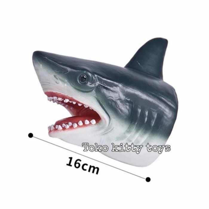 Best Seller BONEKA TANGAN KEPALA HIU IKAN NEW CANNA - hiu