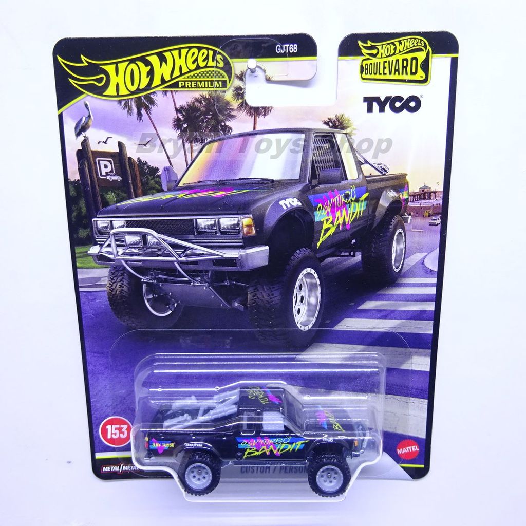 Hot Wheels Premium Boulevard Datsun King Cab Baja Custom Hitam