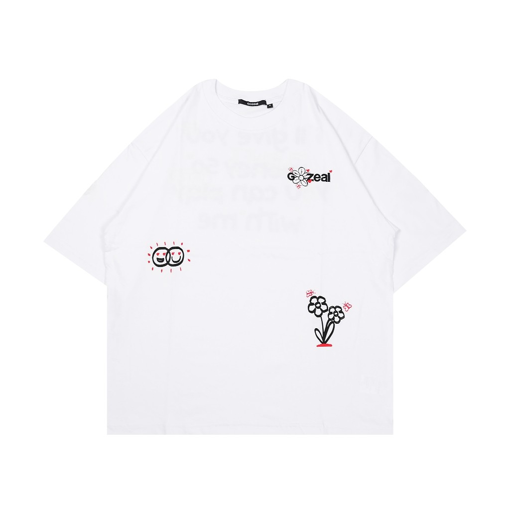 Gozeal | Tees Oversized |  Date Kaos Pria