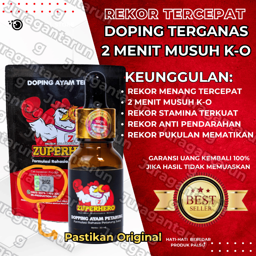 [ZUPERHERO],Doping Ayam Aduan Paling Bagus,Doping Ayam Aduan Terganas,Doping Ayam Aduan Biar Ganas