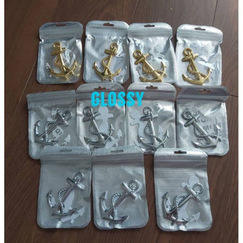 Promo Murah STIKER JANGKAR REALPICT SOUVENIR MOBIL STIKER MOBIL SOUVENIR PELAUT SOUVENIR PELAYARAN A