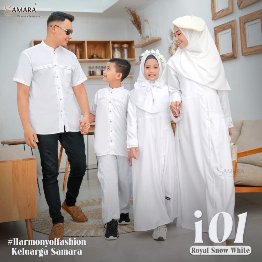 SARIMBIT ELEGAN SAMARA FASHION 2022 I01 ROYAL SNOW WHITE GAMIS DEWASA G.I01 ROYAL SNOW WHITE GAMIS A