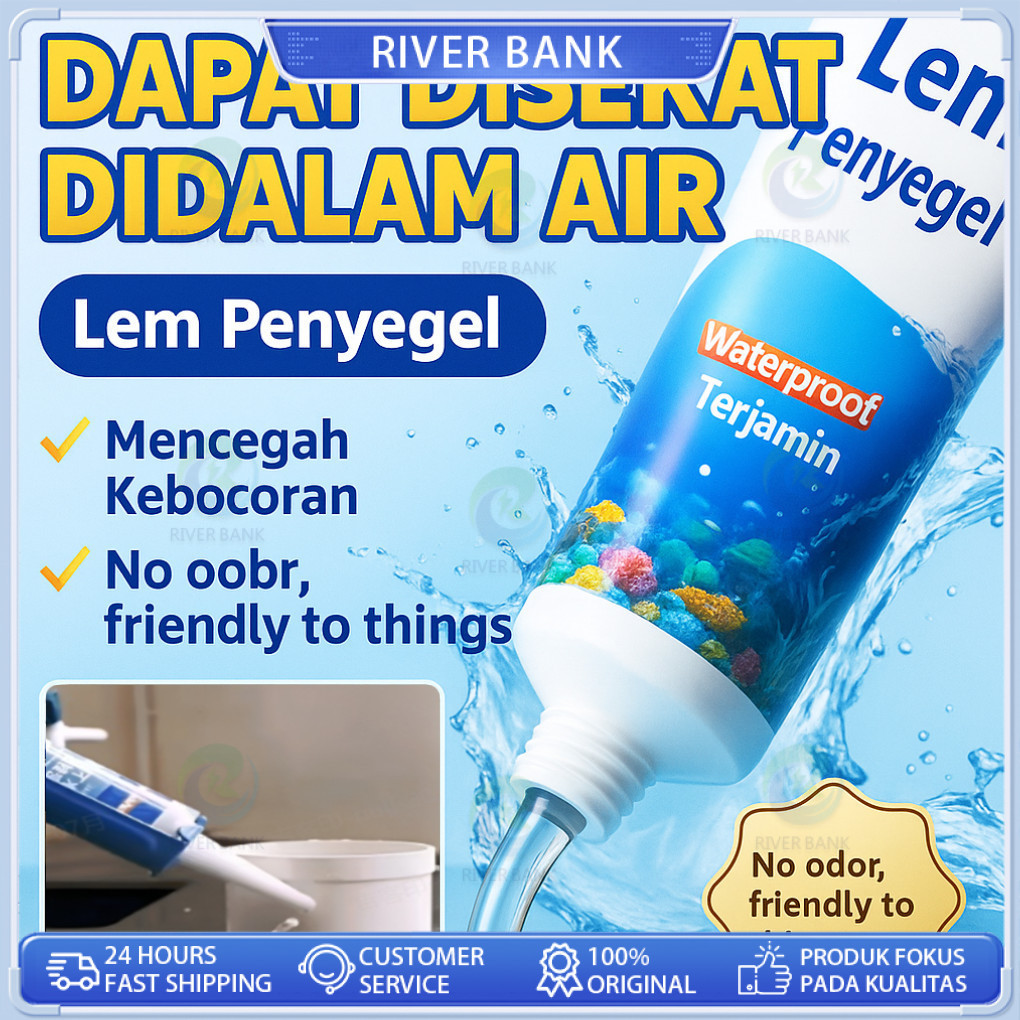 [Perekat Super Kuat Tahan Air]Perekat Bawah Air / Lem Tahan Air Permanen Tahan Lama, Anti Bocor Dan 