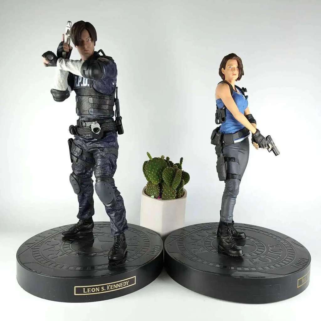 Character BIOHAZARD VALENTINE JILL EVIL Leon Scott Kennedy 30cm Statue Action Figure Toys