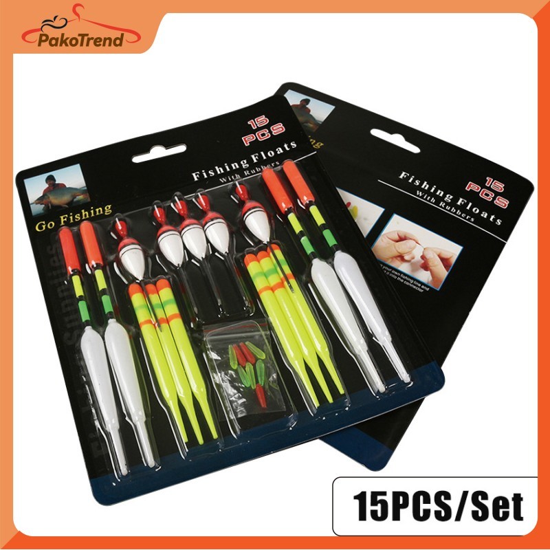 Pelampung Kumbul Pancing 15PCS Luminous Anti Badai Untuk Mancing Malam Hari