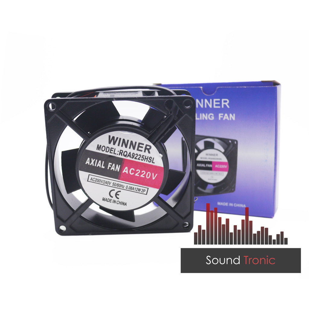 Winner AC Fan 9cm Rotary 5 Blade Axial 9225