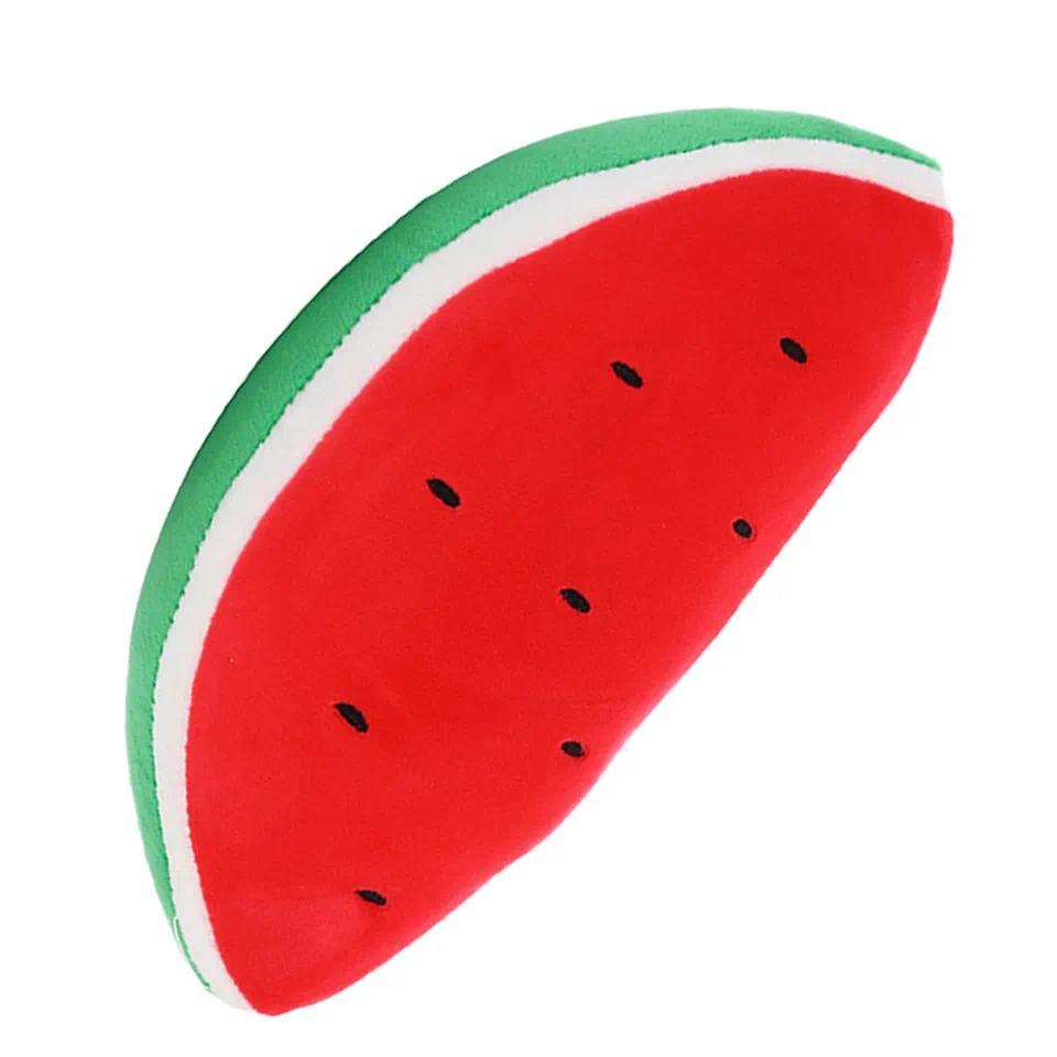 Watermelon 25Cm Simulation Throw Pillow Soft Cotton Cushion for Sofa Back Support Fun Kids Gift Frui