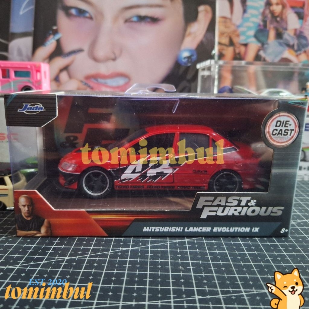 JADA Mitsubishi Lancer Evolution IX Brian FNF Fast & Furious 1/32