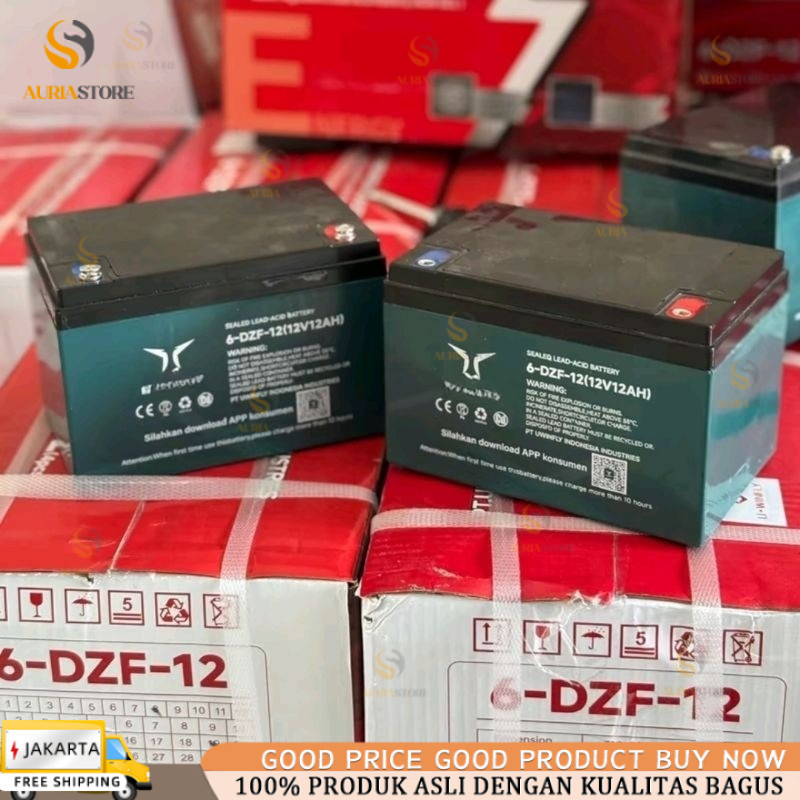 AKI SEPEDA LISTRIK BEKEY 12V12AH ORIGINAL Aki Motor Listrik BEKEY 6 DZF-12 ORIGINAL12V 12AH SELIS VO