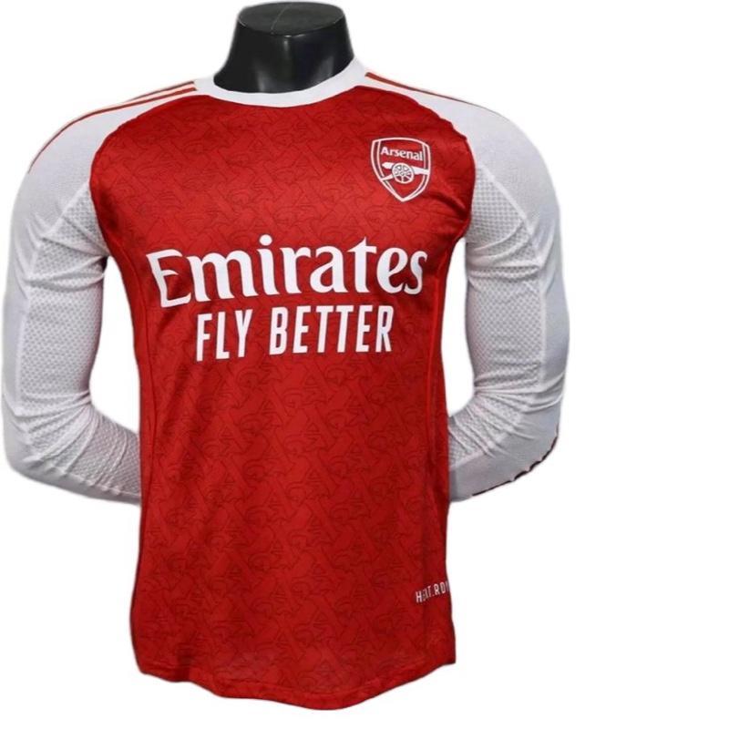 PLAYER ISSUE JERSEY LENGAN PANJANG LONGSLEEVE LS BAJU BOLA DEWASA ARSENAL HOME 25/26 TERBARU PLAYER 