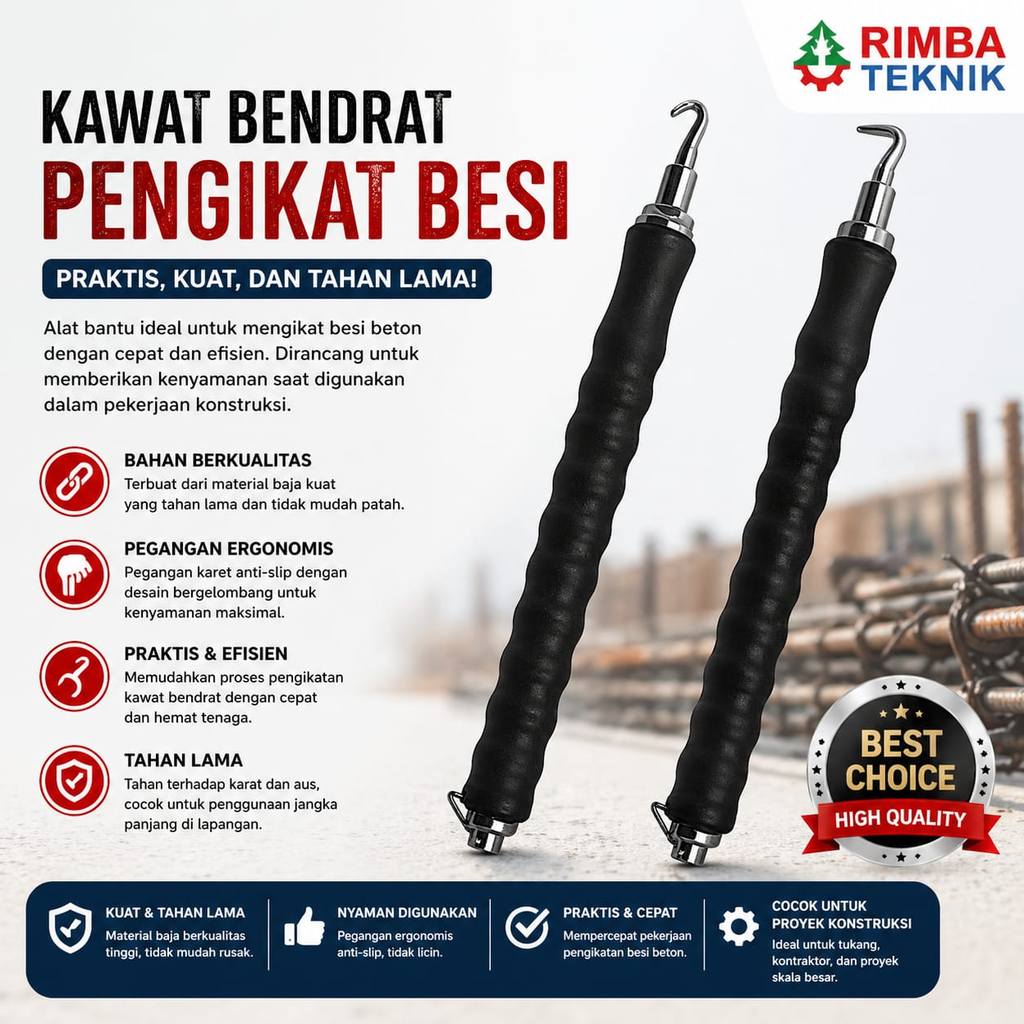 Alat Pengikat Bendrat Kawat Beton
