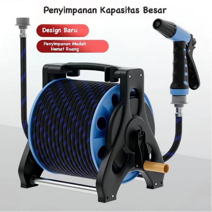 Selang Semprot Roller Air Bertekanan Tinggi Selang Fleksibel 14M