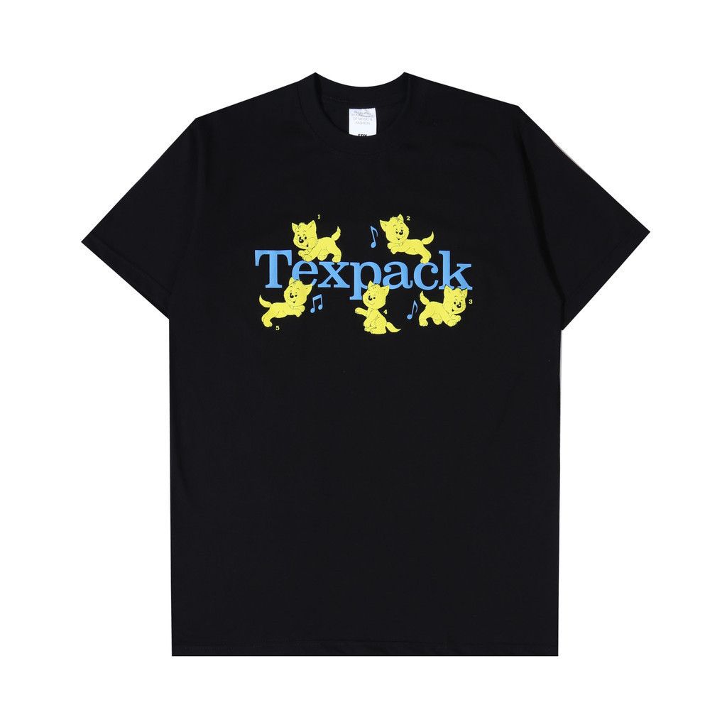 Texpack - Puppy Love - T-shirt - Black