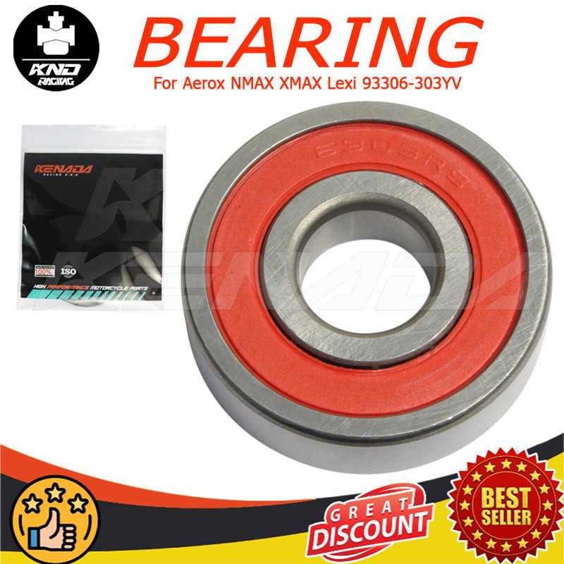 KENADA RACING Bearing Laher Swing Arm 6303  Aerox NMAX XMAX Lexi 93306-303YV New