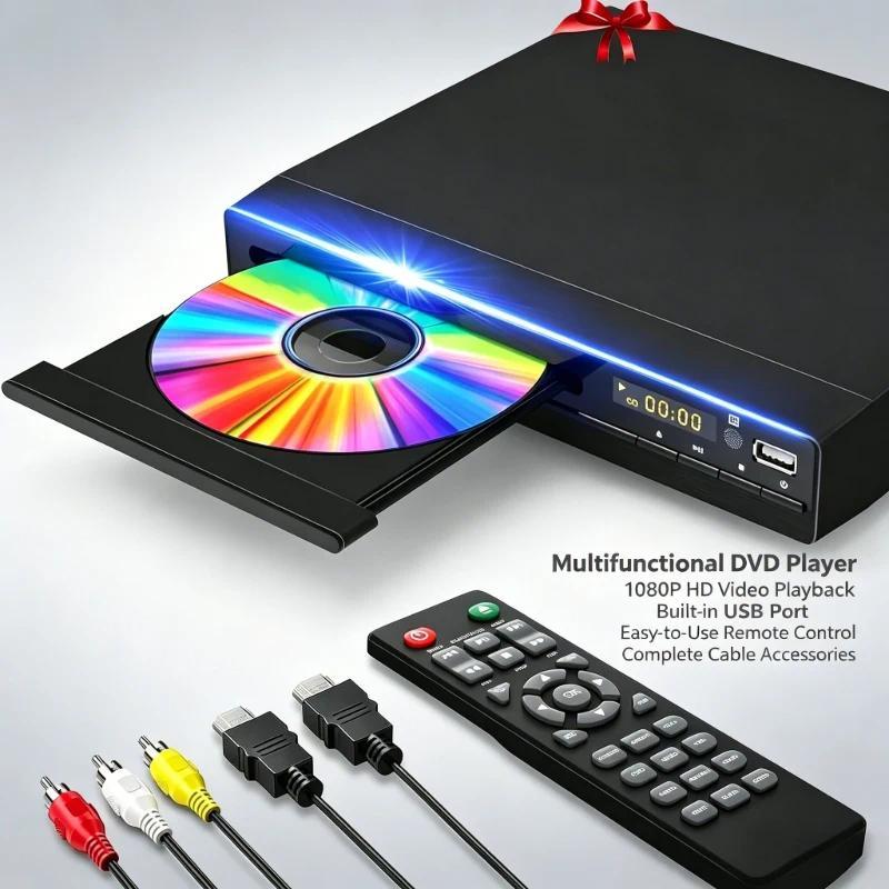 DVD Player DVD238 HD 1080P Multimea gital TV Portable DVD Player Support DVDCDMP3MP4VCD Home Theater
