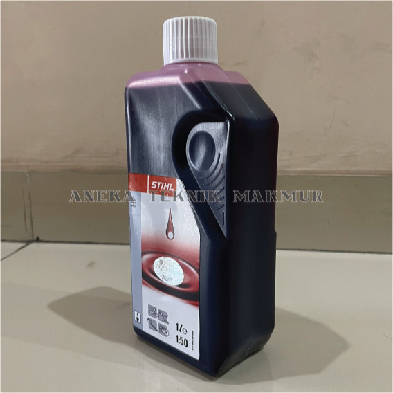 Oli STIHL 1 Liter 2 Tak Sparepart untuk Mesin Potong Rumput dan Kayu Gergaji Pohon Senso Sinso Best 
