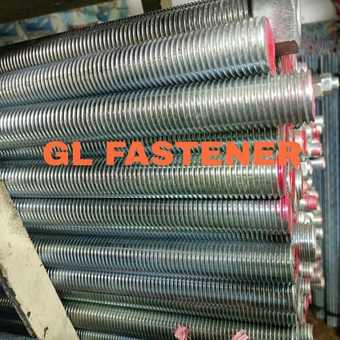 Long Drat M16 Galvanis / As Drat / Putih M16 x 1000 mm / 1 Meter