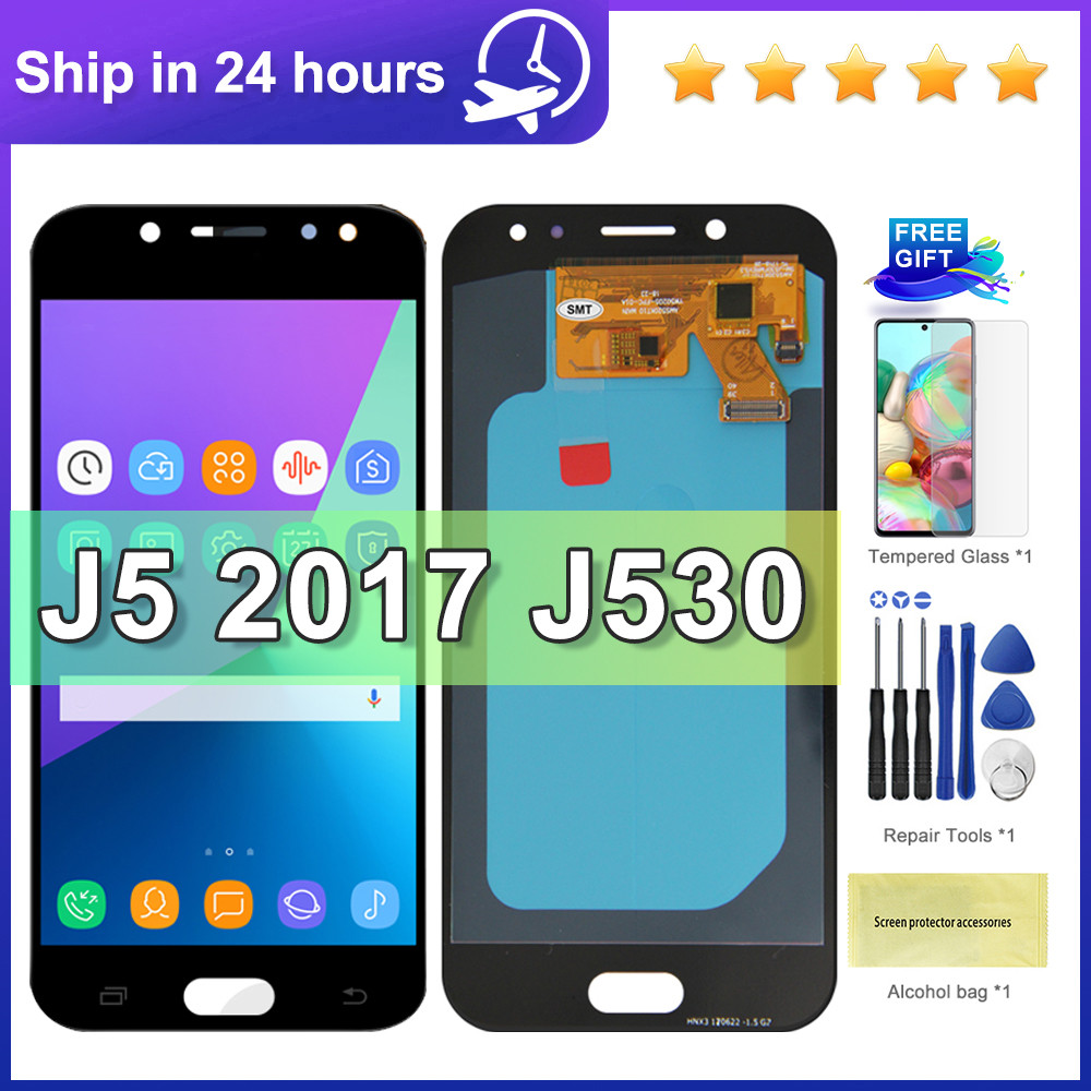 AMOLED / TFT For Samsung J5 2017 splay J530 J530F LCD splay With Tou Screen gitizer Assembly J530 J5