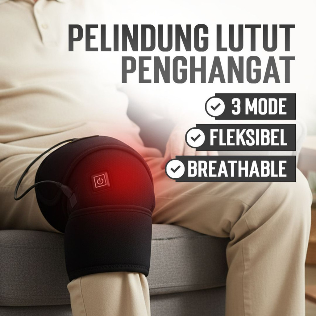 Pelindung Lutut Heating Therapy Knee Support - 10237