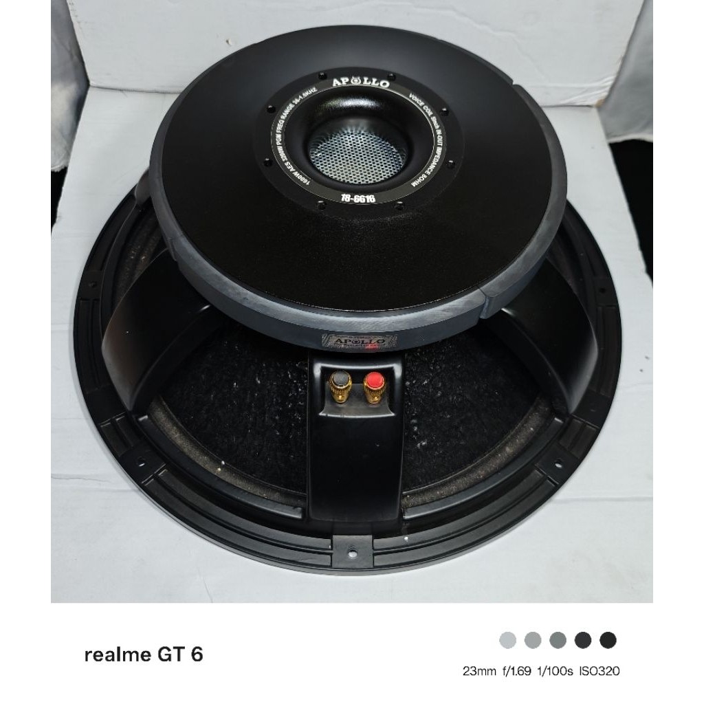 Komponen Speaker / 18 Inch / Apollo 18-6616 / VC 5 IN / APL 18 6616  / 93 dB - RMS 1600 Watt